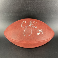 Crucial Catch - Dolphins Courtland Finnegan Signed Authentic Football Wi...
