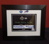 Maxwell Hairston signed Draft Card -  First official autographed item as...