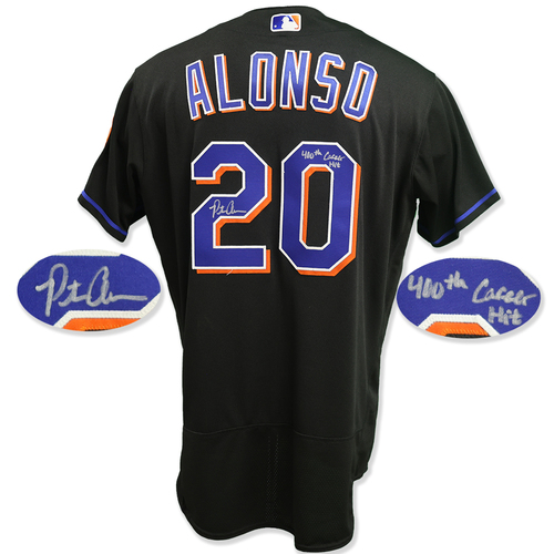 Pete Alonso #20 - Autographed Game-Used Jersey - Inscribed