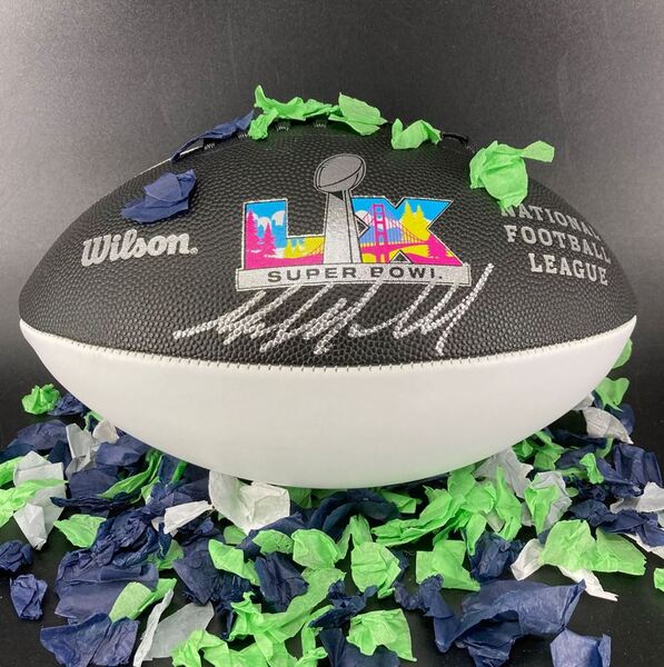 NFL - Seahawks Mike McDaniel Comemmorative SB LX Panel Ball Signed By Su...