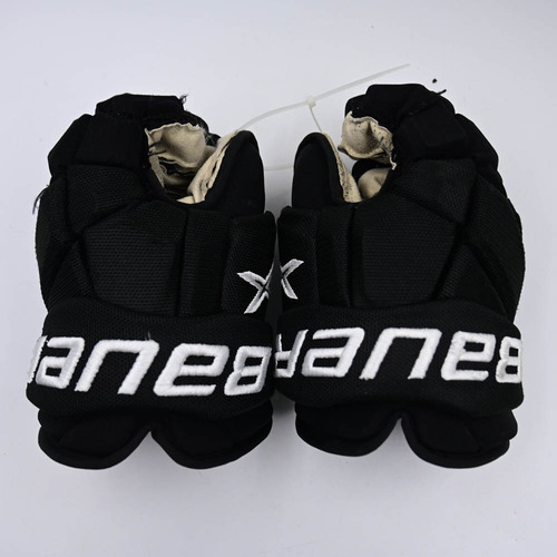 Image of Bratt, Jesper - Game-Worn Black Third, Bauer Vapor Gloves - 2025-26 NHL Season