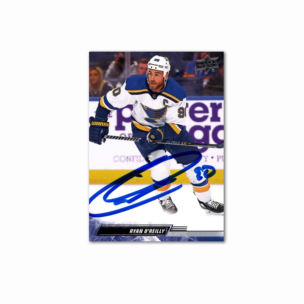 Ryan O'Reilly Autographed St. Louis Blues Hockey Card