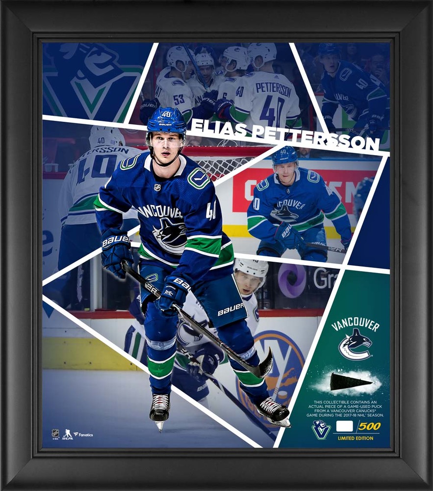 Elias Pettersson Vancouver Canucks Framed 15