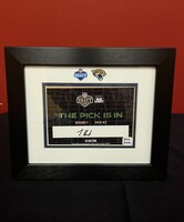 Travis Hunter signed Draft Card - First official autographed item as an ...