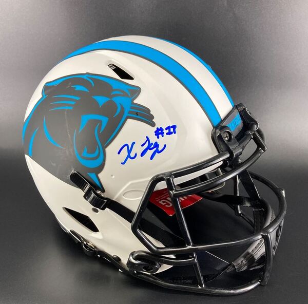 NFL - Panthers Xavier Legette Signed Authentic Lunar Eclipse Speed Helmet