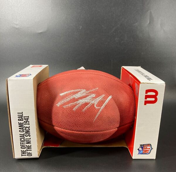 NFL - Ravens Zay Flowers signed authentic football