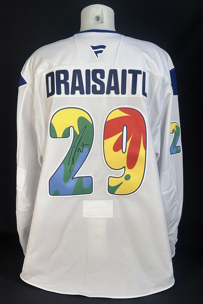 Leon Draisaitl #29 - Autographed 2025-26 Edmonton Oilers Celebrating Pride Night Ltd Edition Fanatics Practice Jersey (Autographed Only / Not Worn)