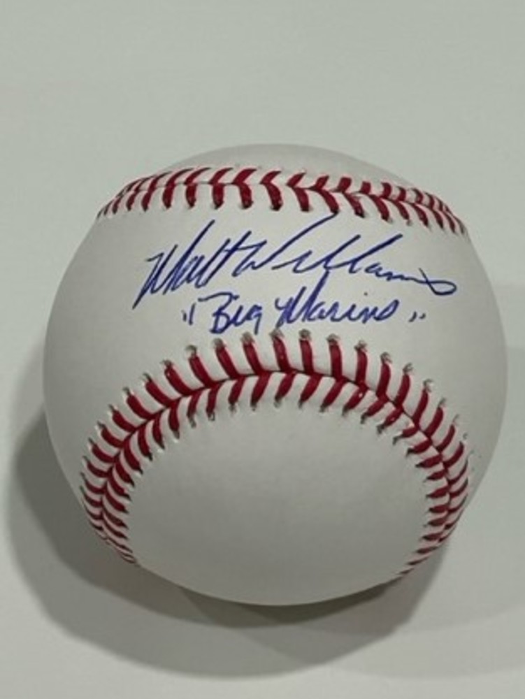 Matt Williams Autographed "Big Marine" Baseball MLB Auctions