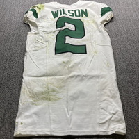 Crucial Catch - Jets Zach Wilson Game Worn Jersey (10/08/23) Size 40