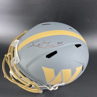 HOF - Commanders Darrell Green Signed Replica Slate Speed Helmet with HO...