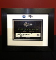 Malaki Starks signed Draft Card -  First official autographed item as an...