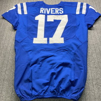 STS - Colts Phillip Rivers Signed Game Worn Jersey (11/8/20) Size 44 W/ ...