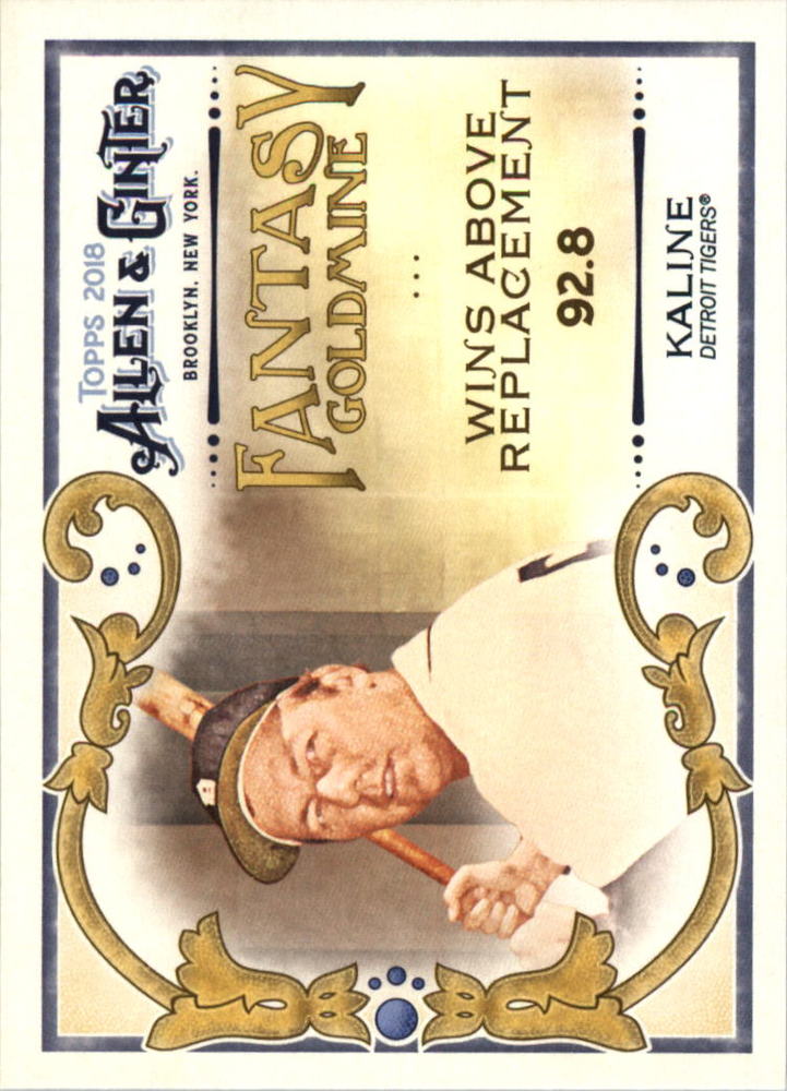 2018 Topps Allen and Ginter Fantasy Goldmine #FG42 Al Kaline
