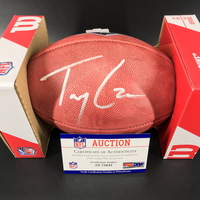 NFL - 49ers Trey Lance Signed Authentic Football with 2021 Draft Logo