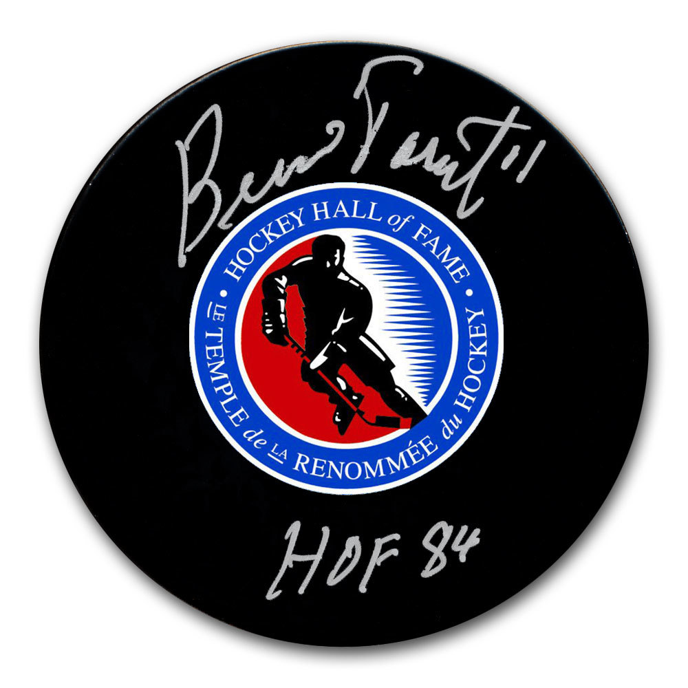 Bernie Parent Hockey Hall of Fame HOF Autographed Puck