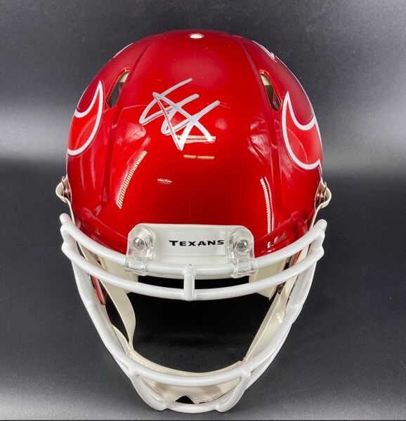 NFL - Texans Will Anderson signed authentic flash helmet