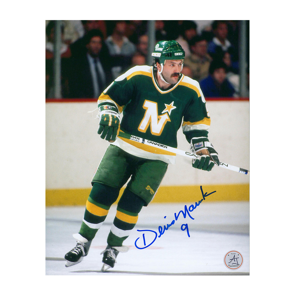 Dennis Maruk Autographed Minnesota North Stars Hockey 8x10 Photo