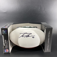 Jets - Braxton Berrios Signed Panel Ball With Jets Logo