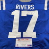 STS - Colts Phillip Rivers Signed Game Worn Jersey (11/8/20) Size 44 W/ Captains Patch