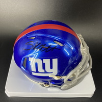 NFL - Giants Cam Skattabo Signed Mini Helmet