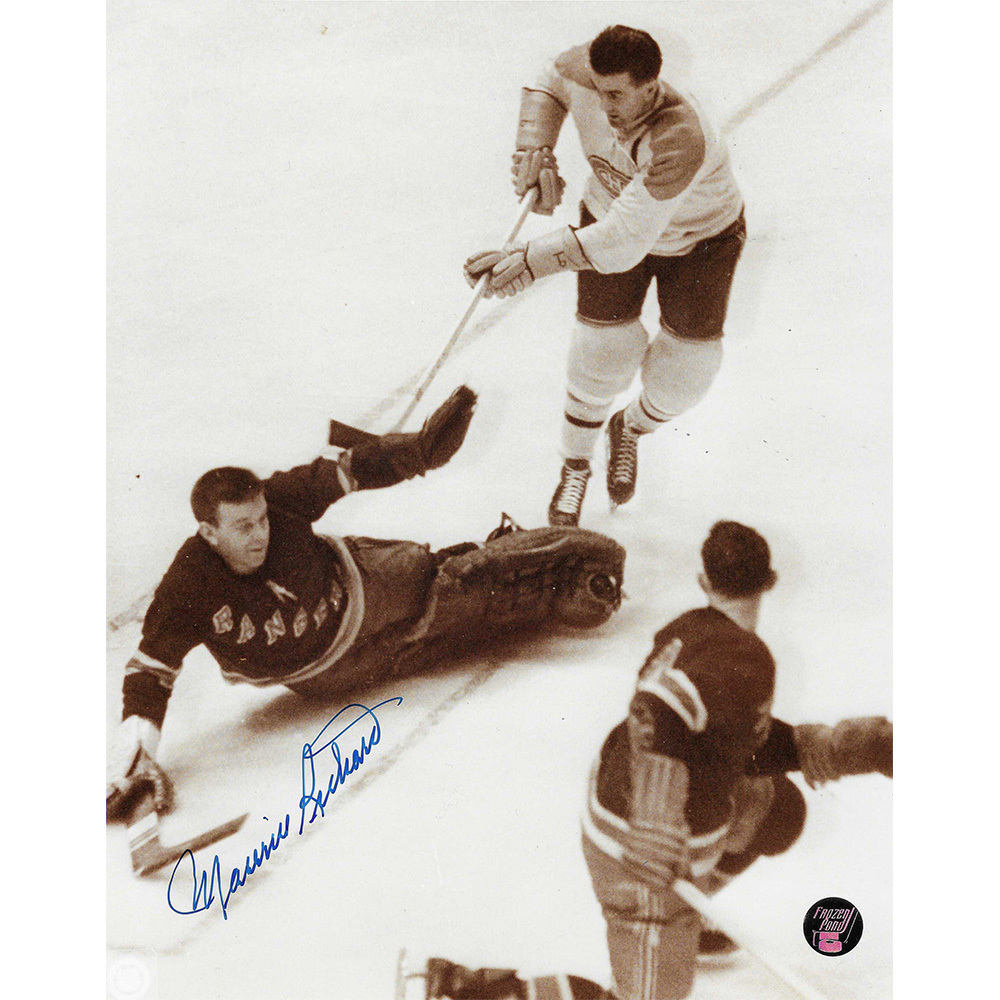 Maurice THE ROCKET Richard Autographed Montreal Canadiens 8X10 Photo
