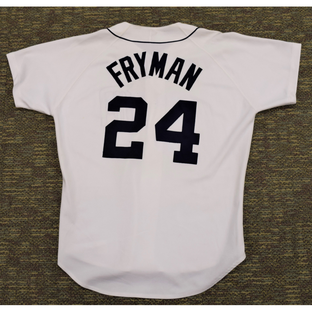 Travis Fryman Clubhouse Issued Detroit Tigers #24 Home Jersey (NOT