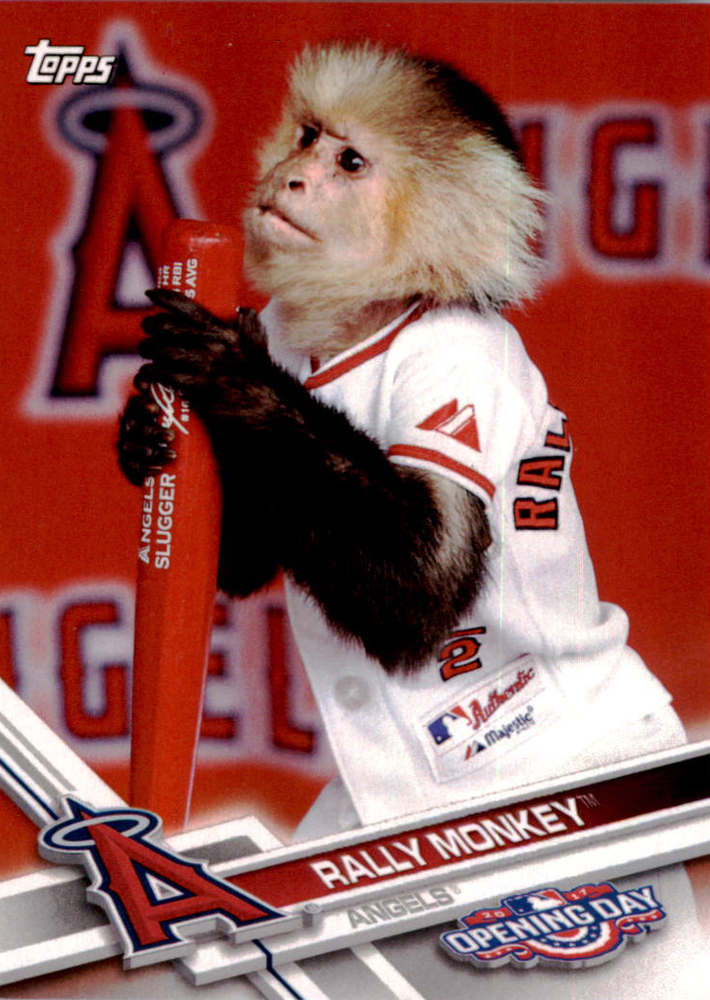 2017 Topps Opening Day Mascots #M3 Rally Monkey
