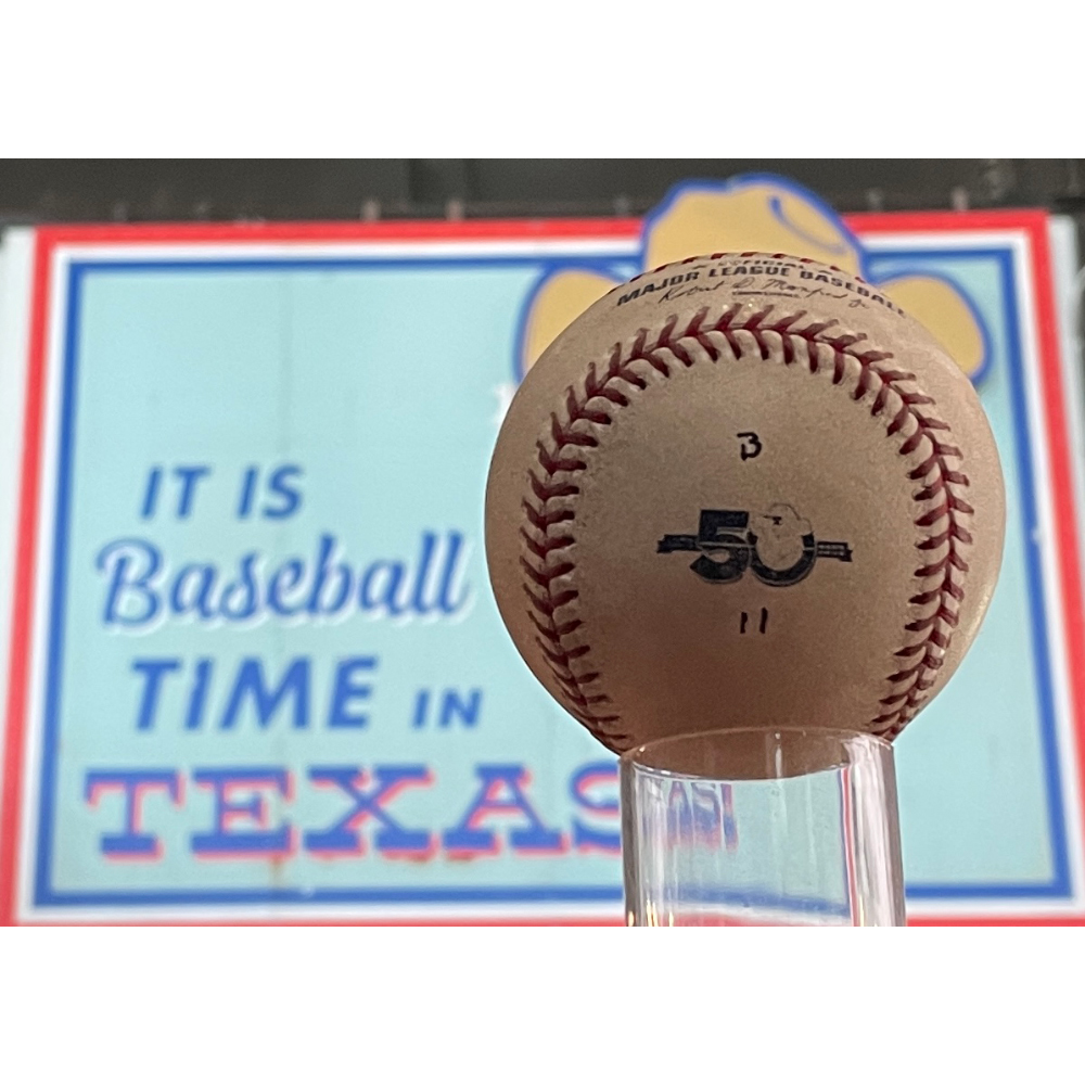 Covertly Marked Baseball Prepared for Aaron Judge plate appearances