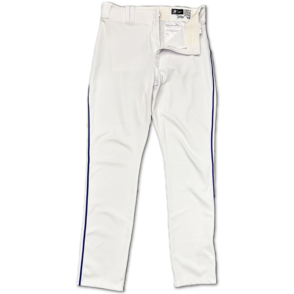 Danny Barnes 79 Game Used White Pants Mets vs. Phillies 4/29/22