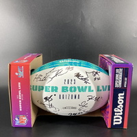 NFL - Chiefs Super Bow 57 Chiefs Multi Signed Football With 13 Signature...
