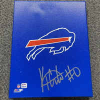 NFL - Bills Keon Coleman Signed 11x14 Canvas Print