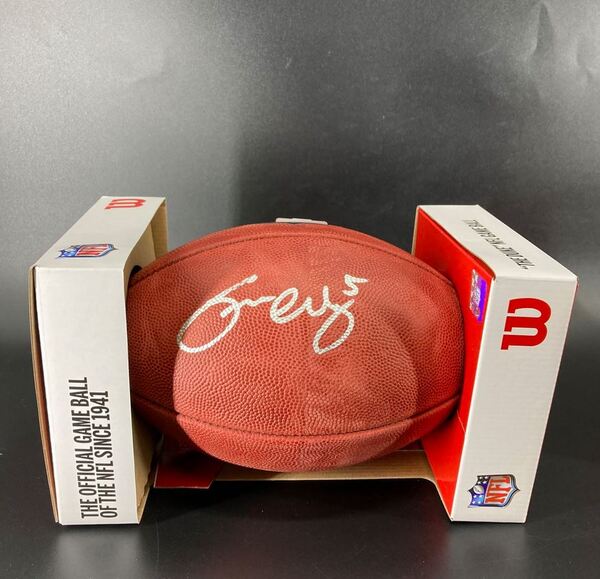 NFL - Commanders Tress Way Signed Authentic Football