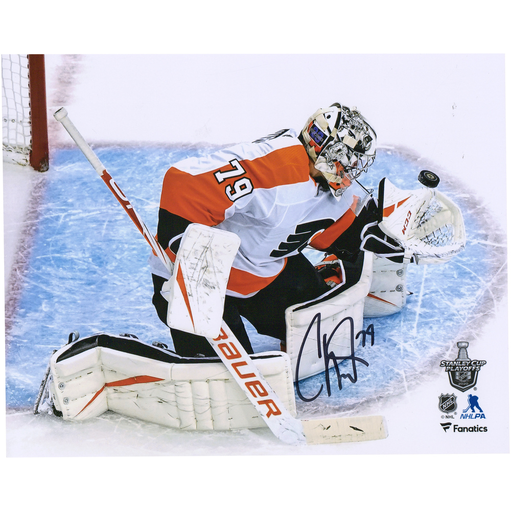 Carter Hart Philadelphia Flyers Autographed 8