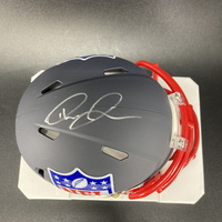 NFL - Giants Theo Johnson Signed Blue Shield Mini Helmet