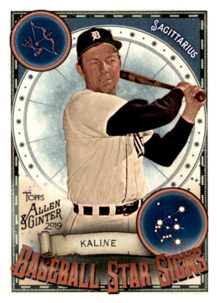 2019 Topps Allen and Ginter Baseball Star Signs #BSS10 Al Kaline