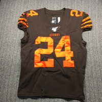 Crucial Catch - Browns Nick Chubb Game Used Jersey (10/13/2019) Size 42