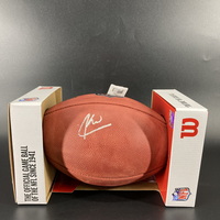 NFL -Patriots Keion White Signed Authentic Football