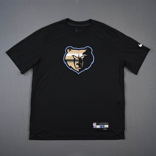 Image of Dillon Brooks - Memphis Grizzlies - Game-Issued City Edition Short-Sleeved Shooting Shirt - 2022-23 NBA Season
