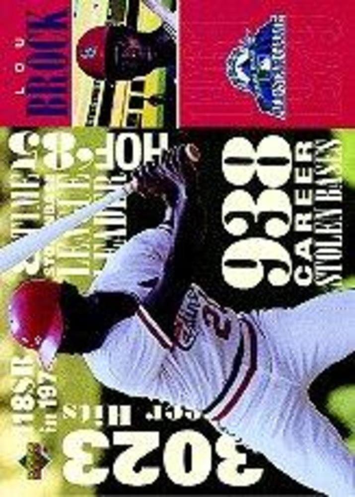 1998 FanFest Brock #5 Lou Brock/Upper Deck