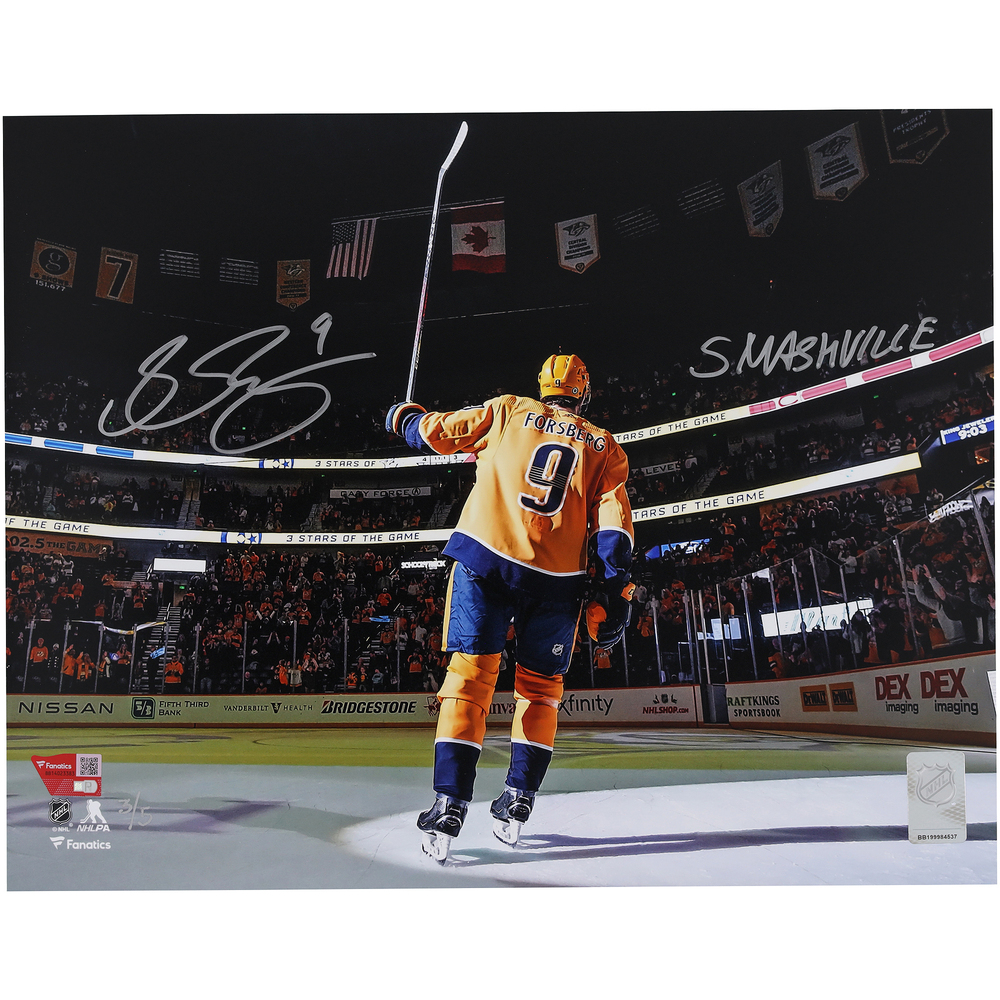 Filip Forsberg Nashville Predators Autographed 11