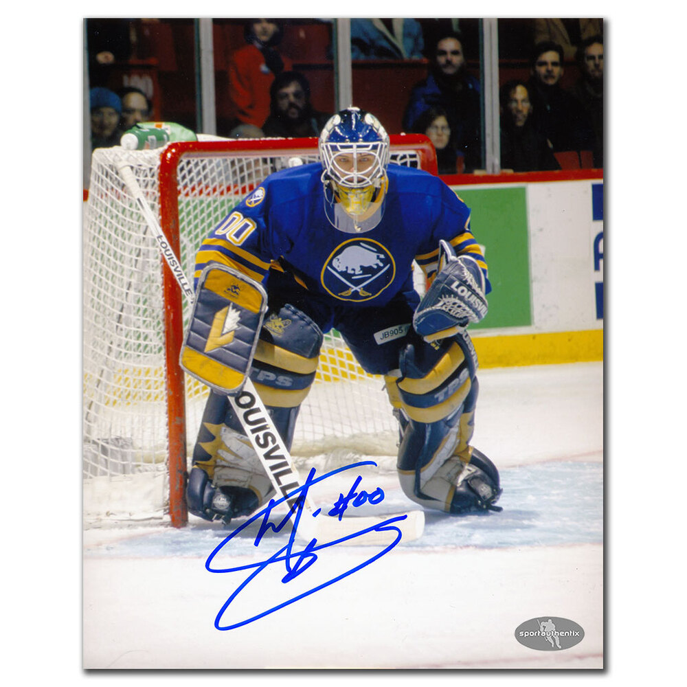 Martin Biron Autographed Buffalo Sabres 8x10 Photo