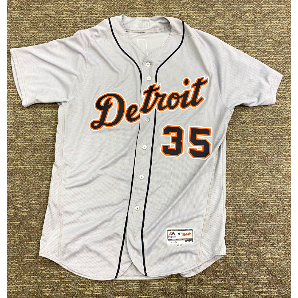 Justin Verlander 35 TeamIssued Detroit Tigers Road Jersey (MLB