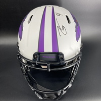 NFL - Ravens Zay Flowers Signed Authentic Lunar Eclipse Speed Helmet