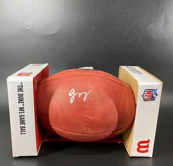 NFL - Panthers Jonathan Mingo Signed authentic Football