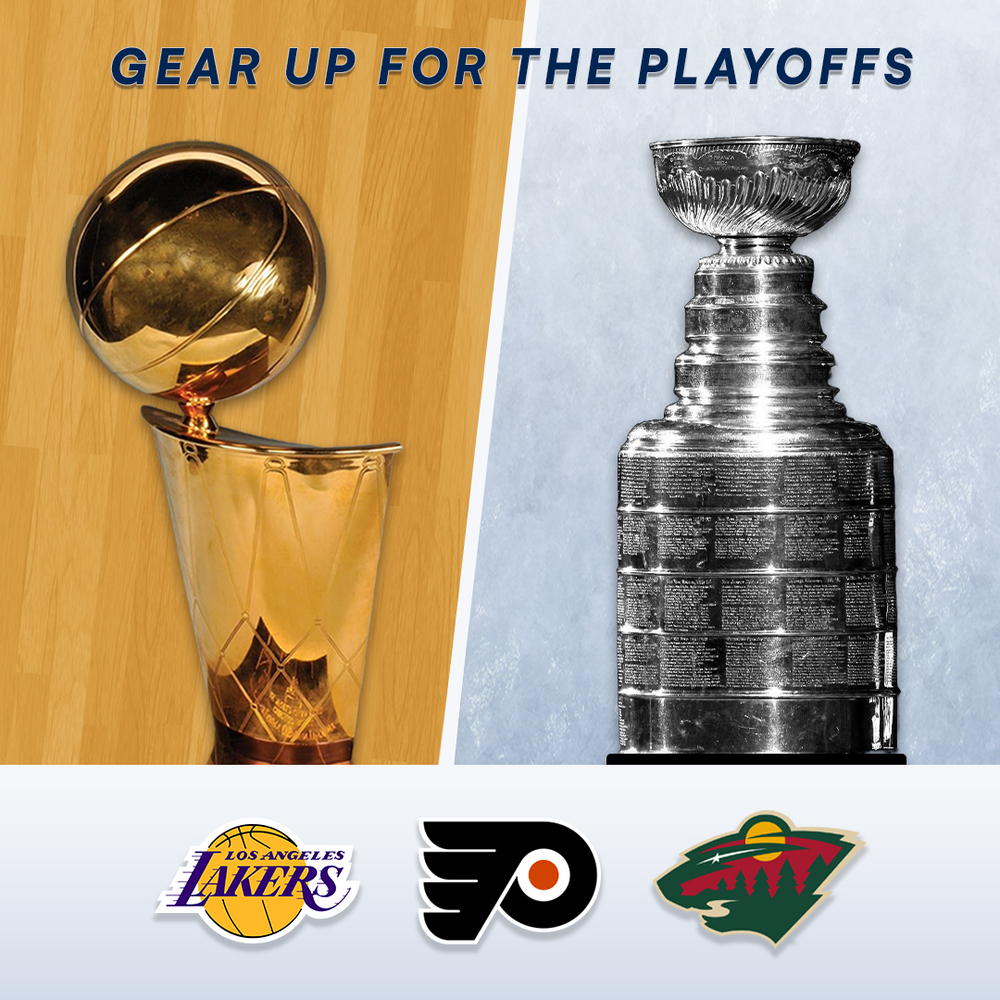 Gear Up For The NBA & Stanley Cup Playoffs
