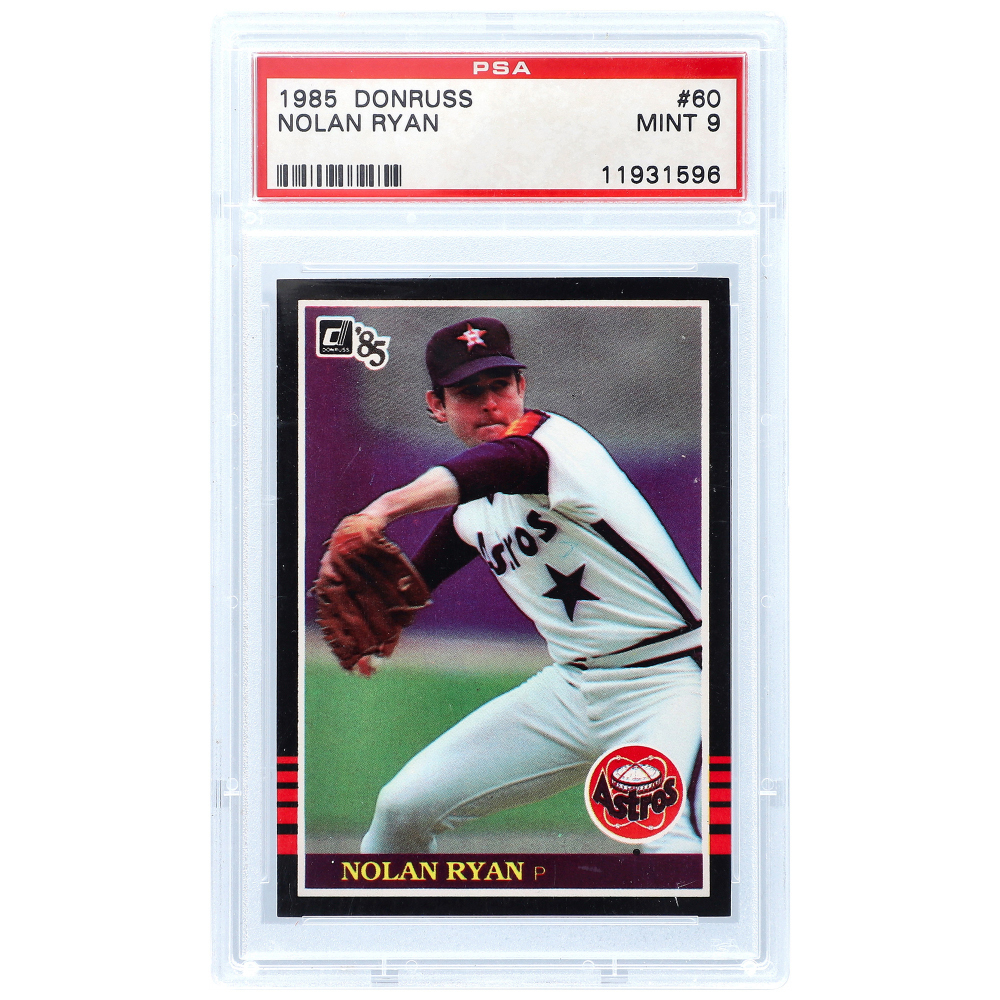 Nolan Ryan Houston Astros 1985 Donruss #60 PSA Authenticated 9