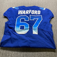 NFL - Saints Larry Warford Game Issued 2017 Pro Bowl Jersey Size 50