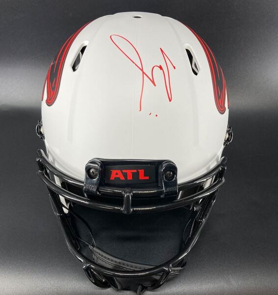 NFL - Falcons Bijan Robinson Signed Authentic Lunar Eclipse Helmet