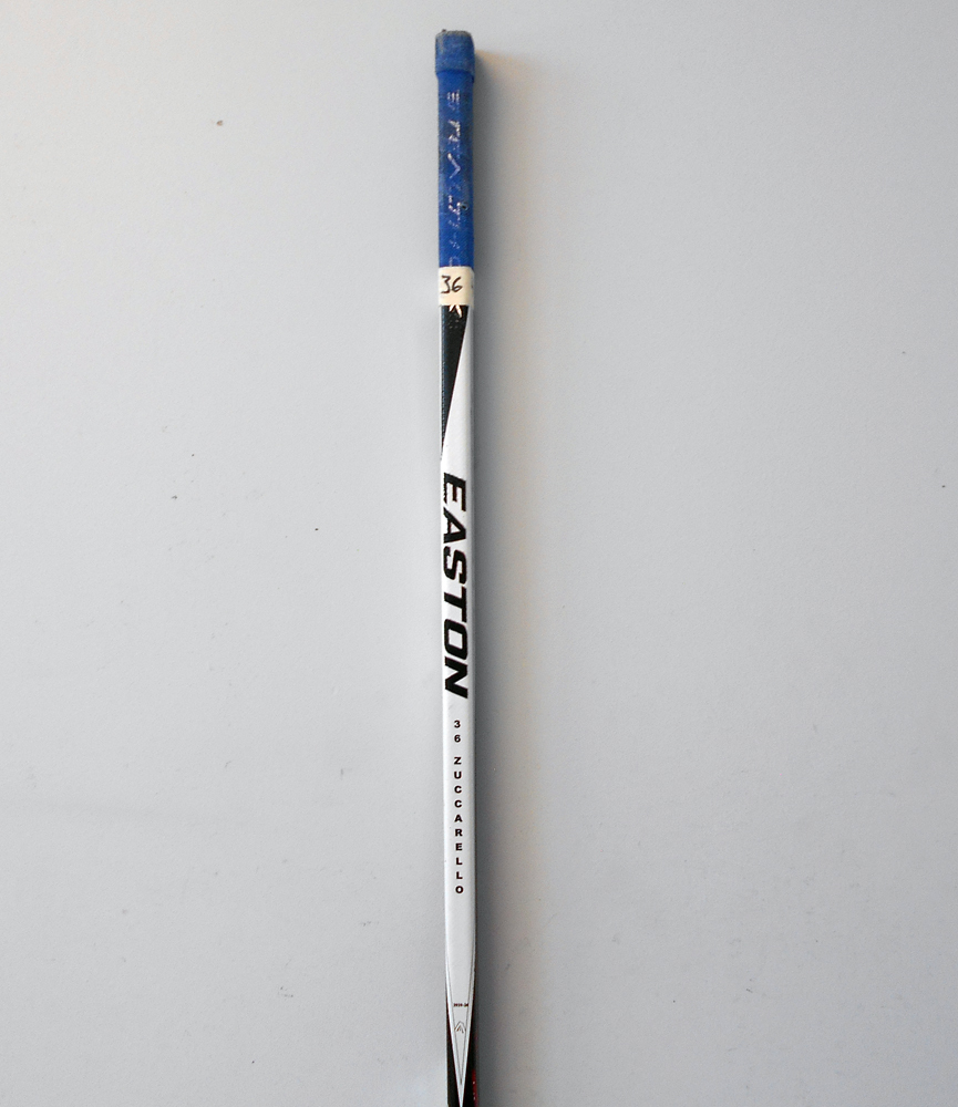 36 Mats Zuccarello Game Used Stick Autographed New York Rangers