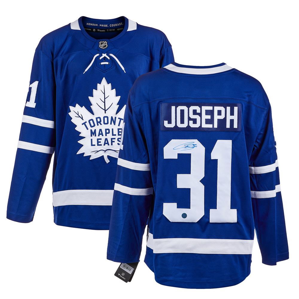 Curtis Joseph Autographed Toronto Maple Leafs Fanatics Breakaway Jersey